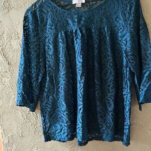 The loft size, large petite lace shirt